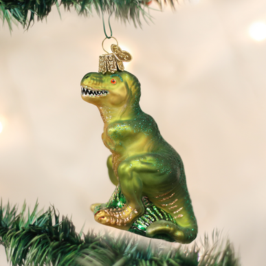Old World Christmas T-Rex Ornament - The Country Christmas Loft