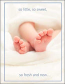 Notion - Fresh And New  Welcome Baby Card - The Country Christmas Loft