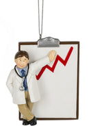Doctor with Chart Ornament -  Female - The Country Christmas Loft