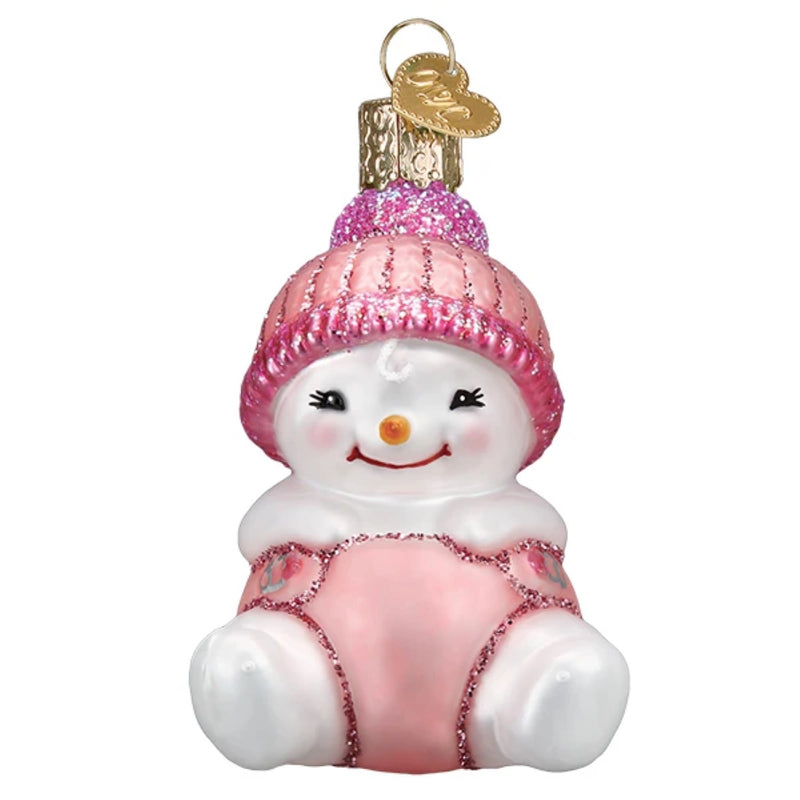 Snow Baby Girl Ornament - The Country Christmas Loft