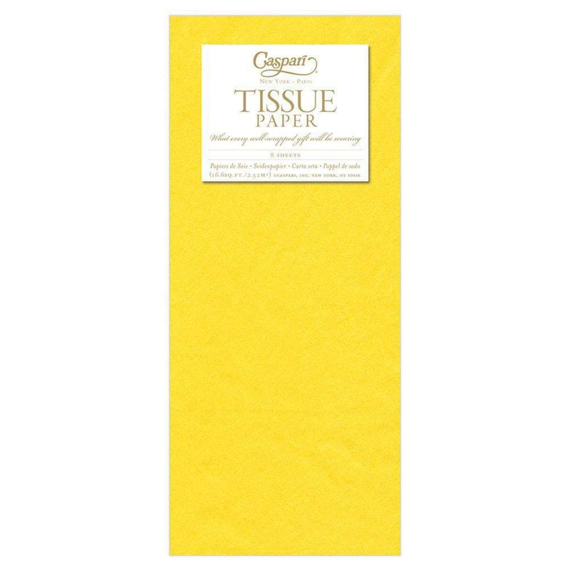 Tissue Paper, Yellow, 8-Sheets - The Country Christmas Loft