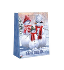 Traditional Small Gift Bag - Snow Family - The Country Christmas Loft