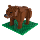 Mini Building Blocks - Grizzly Bear