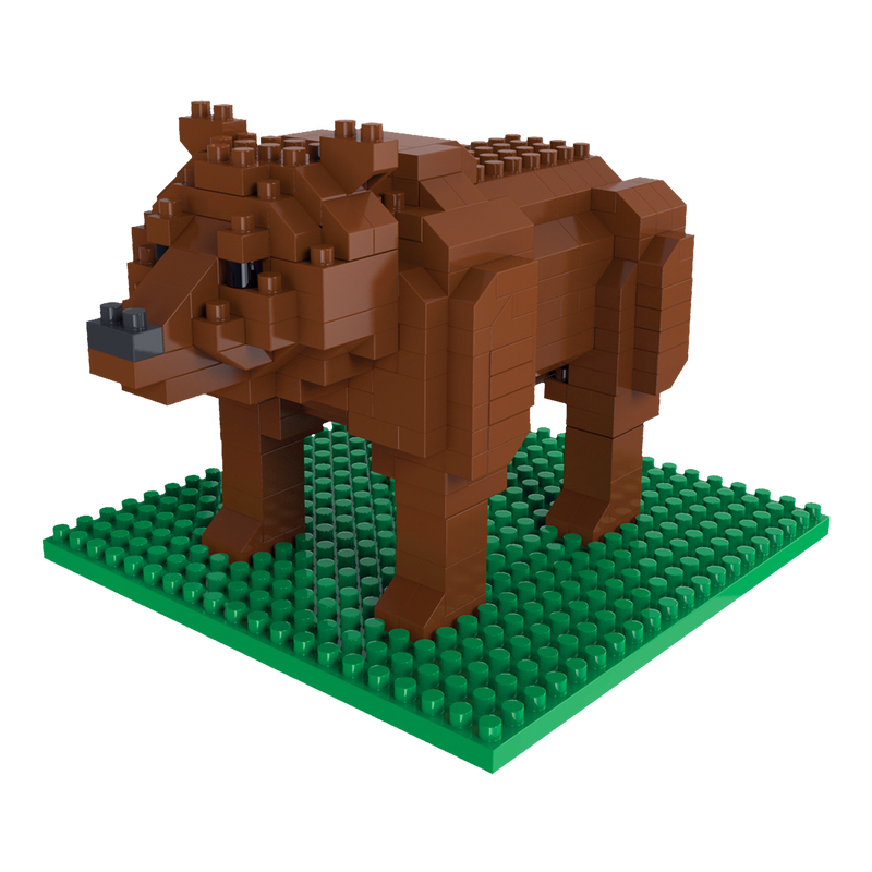 Mini Building Blocks - Grizzly Bear