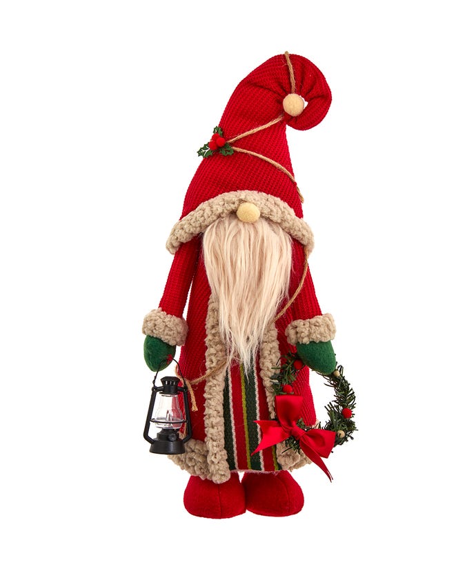 Standing Gnome Holiday Figurine