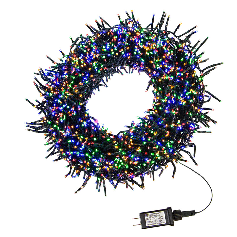 2000-Light Multi-Color LED Cluster Light Set - The Country Christmas Loft