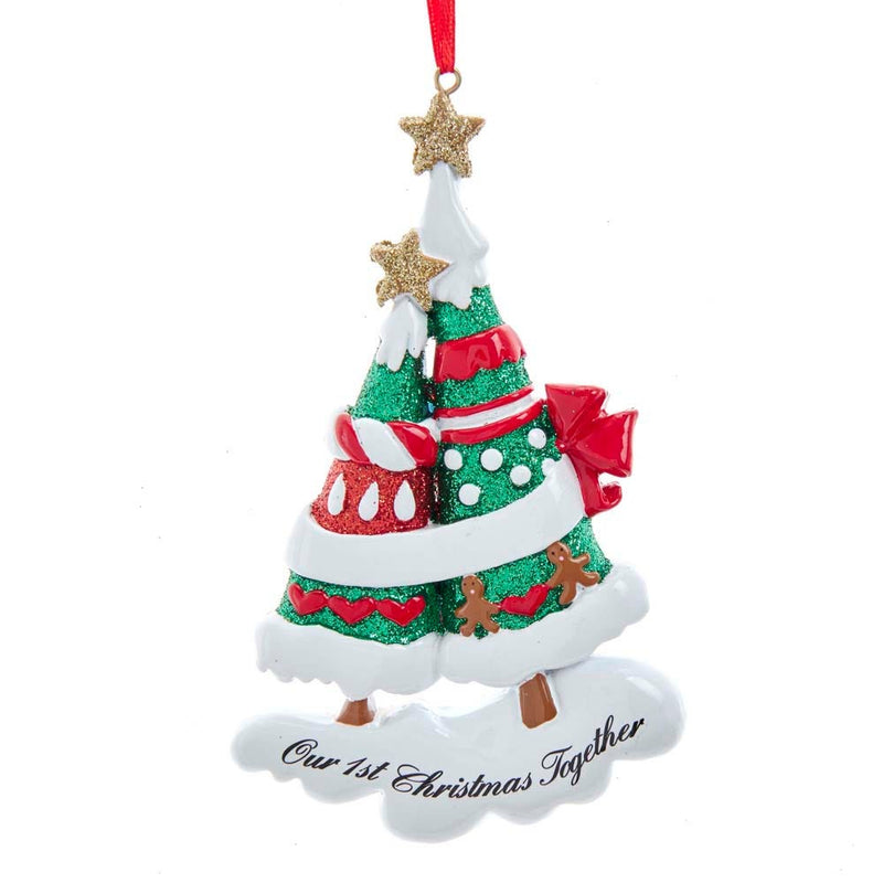 Our 1st Christmas Together Gingerbread Tree Ornament - The Country Christmas Loft