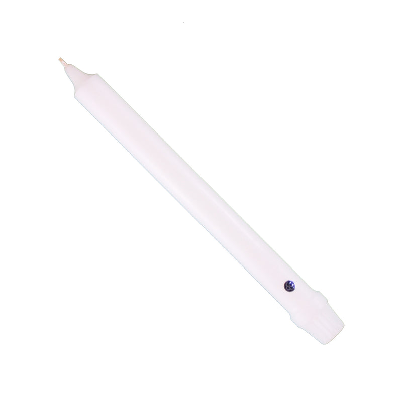 Colonial Candle Single Taper Candle (White) - 10 Inch - The Country Christmas Loft