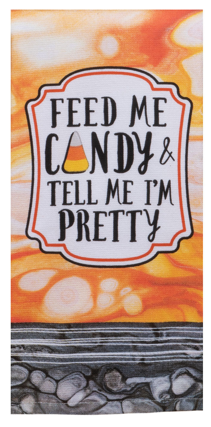 Feed Me Candy Dual Purpose Terry Towel - The Country Christmas Loft