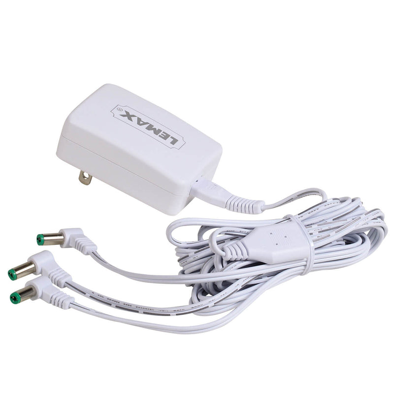 4.5V 3-Output Adapter White Changeable Plug - The Country Christmas Loft