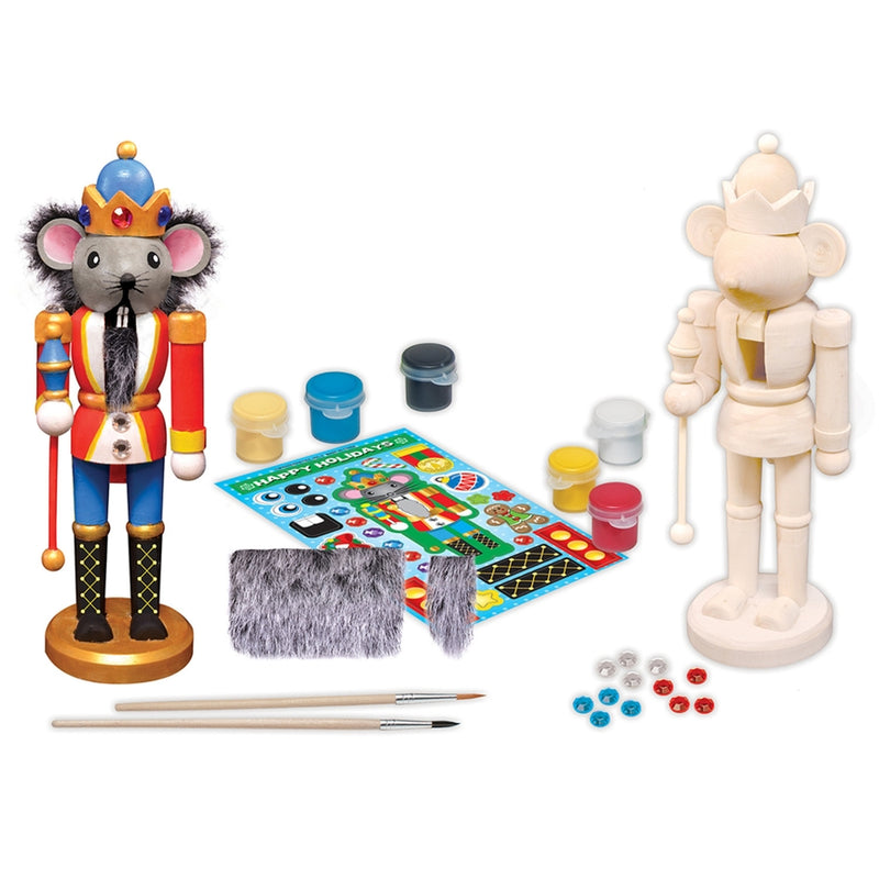 Nutcracker Mouse King Wood Paint Set