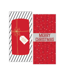 Christmas Money Card Holder - Present/Red Trees - The Country Christmas Loft