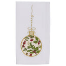 Peace and Merry Embroidered Napkin