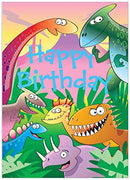 Cardoo Birthday Activity Card, Dinosaurs - The Country Christmas Loft