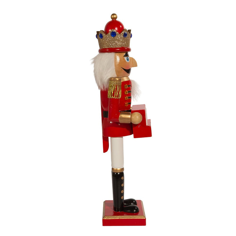 15" Nutcracker King With Calendar - The Country Christmas Loft