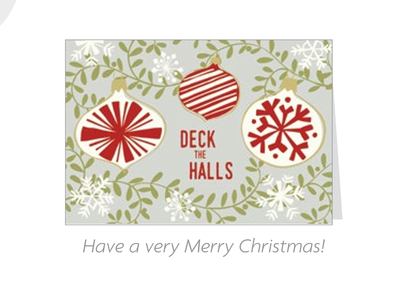 Countryside 20 Christmas Card Set - Deck the Halls - The Country Christmas Loft