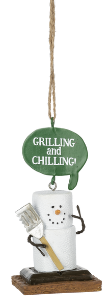 S'mores Campfire Ornament - Grilling and Chilling - The Country Christmas Loft