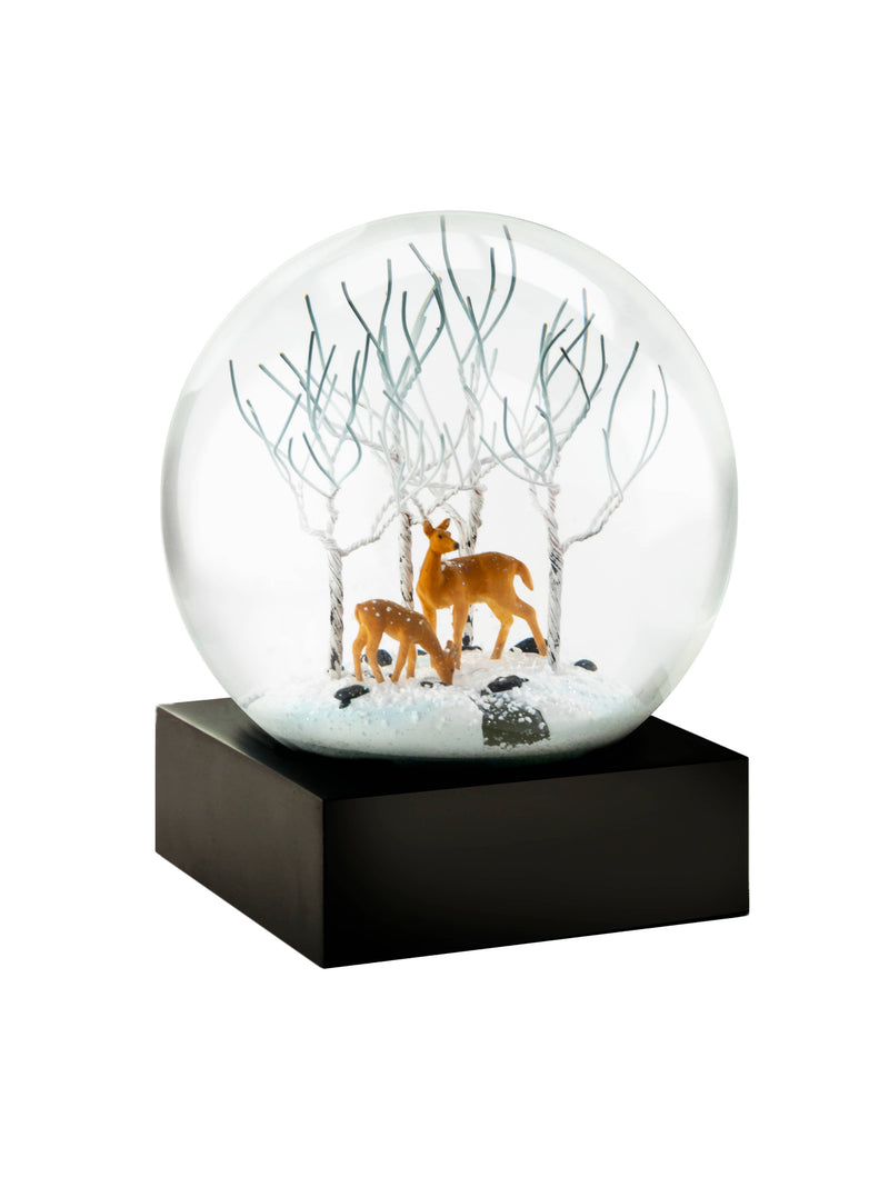 Deer in Woods Snow Globe - The Country Christmas Loft