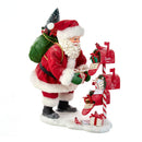 Fabriché Santa With Mailbox - 10 Inch - The Country Christmas Loft