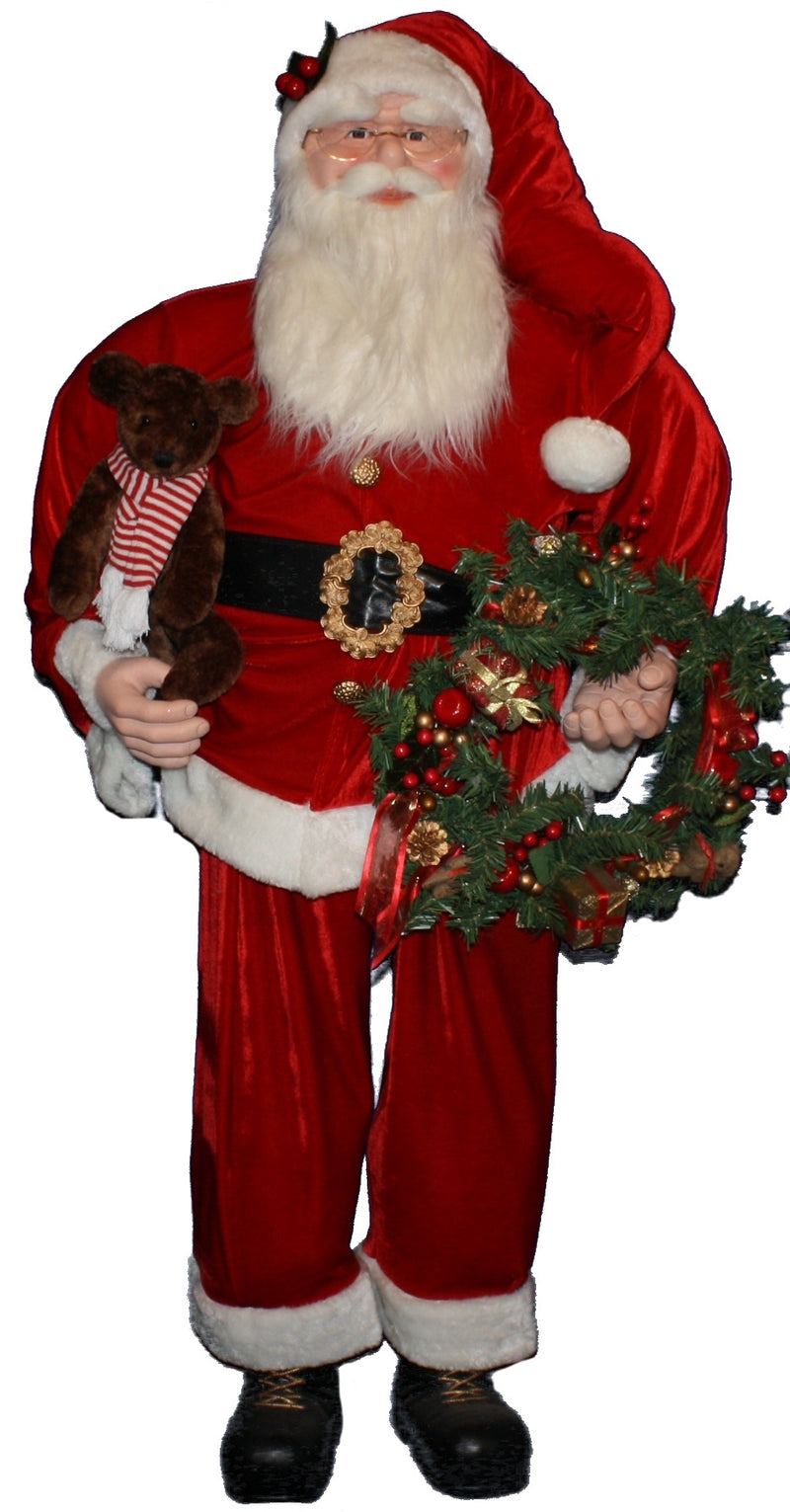 Bearing Presents Santa - 60 Inch - The Country Christmas Loft
