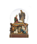 100MM  Musical Nativity Water Globe - The Country Christmas Loft