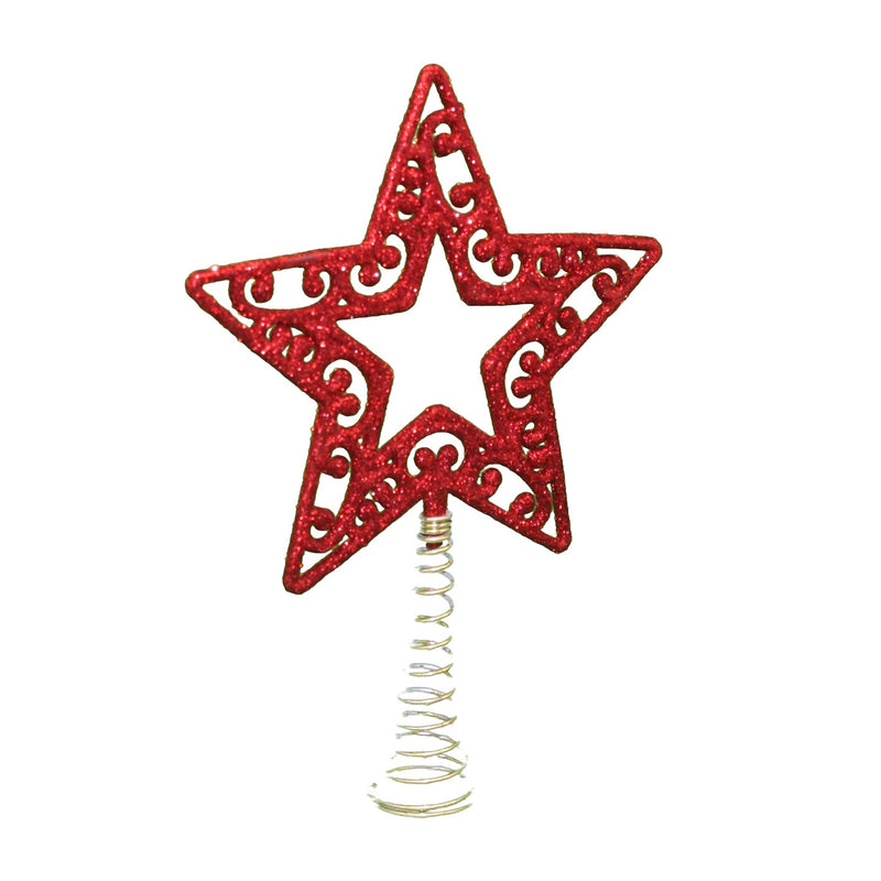 Mini Star Tree Topper - Red - The Country Christmas Loft