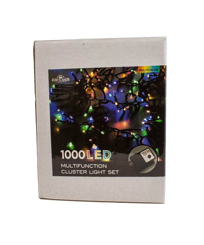 2000-Light Multi-Color LED Cluster Light Set - The Country Christmas Loft