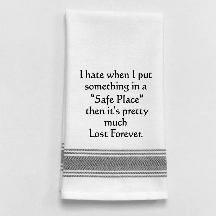 Dish Towel - Safe Place - The Country Christmas Loft