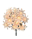 20-Light Clear Flower Light Set - The Country Christmas Loft