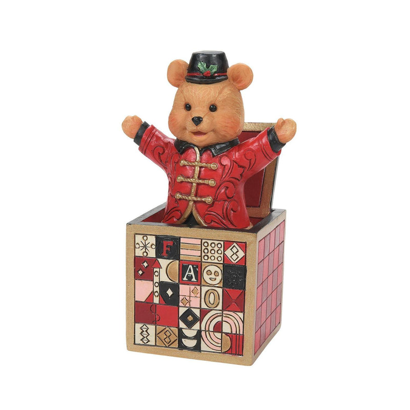 FAO Schwartz Jack-in-the-Box Teddy Bear - The Country Christmas Loft