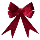 Extra Large Crushed Velour Bow - 16" x 22"
