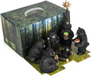 6 Piece 9.5 Inch Black Bear Nativity Set - The Country Christmas Loft