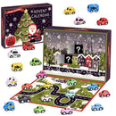 Christmas Advent Calendar 24 Pull Back Car Toys Party Favor - The Country Christmas Loft