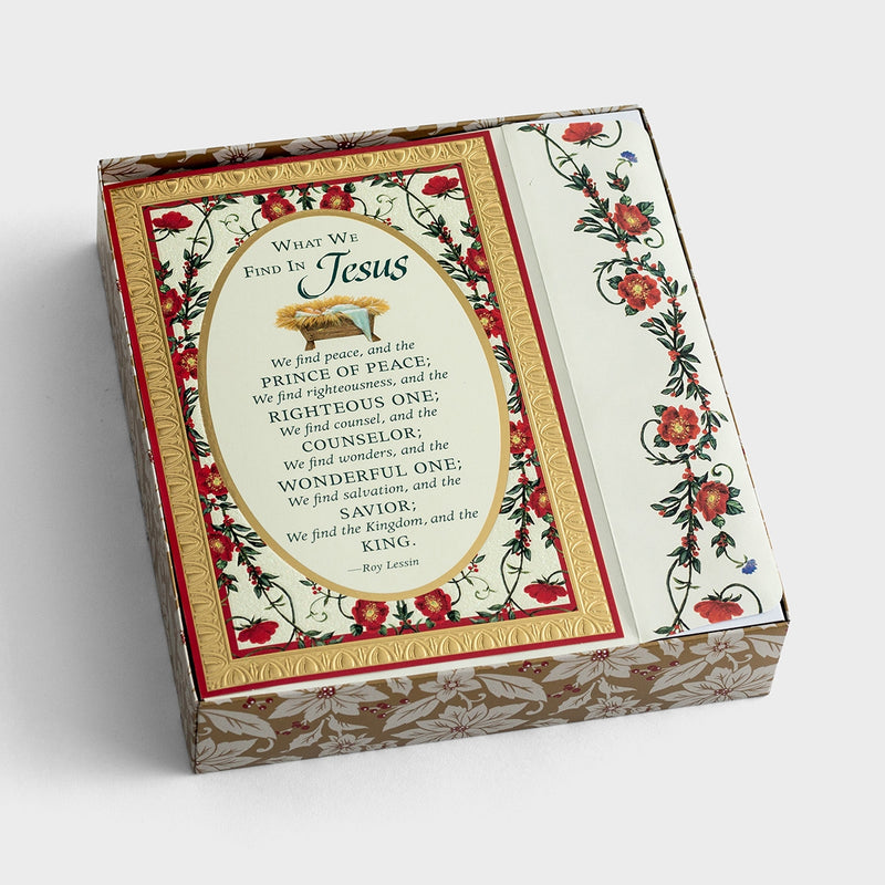 Prince of Peace, Righteous One - 18 Premium Christmas Boxed Cards - The Country Christmas Loft