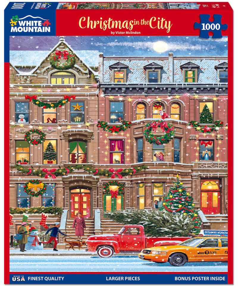 Christmas In The City  - 1000 Piece Jigsaw Puzzle