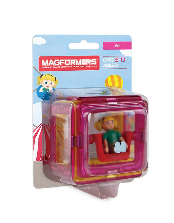 Magformers Figure Plus  Girl - The Country Christmas Loft