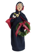 Salvation Army Carolers - Woman with Wreath - The Country Christmas Loft