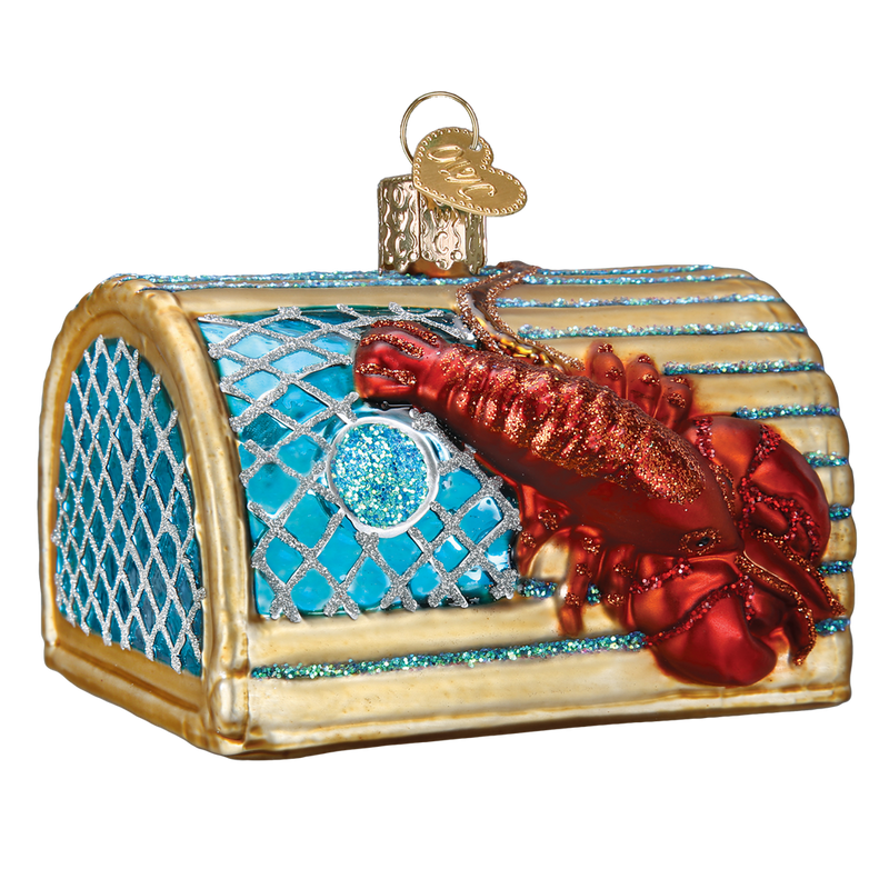 Old World Christmas Lobster Trap Ornament - The Country Christmas Loft