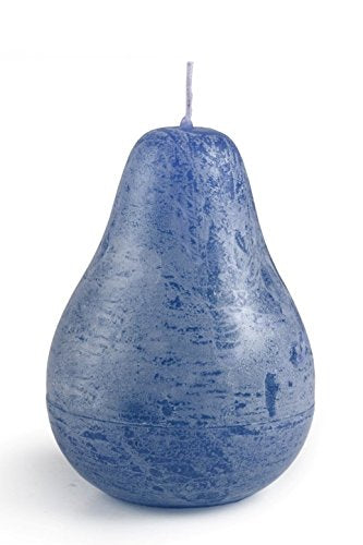Timber Pear Candle (3" x 4" ) - English Blue - The Country Christmas Loft