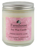 Sweet Grass Farm 6.5 Ounce Soy Candle - White Lilac - The Country Christmas Loft