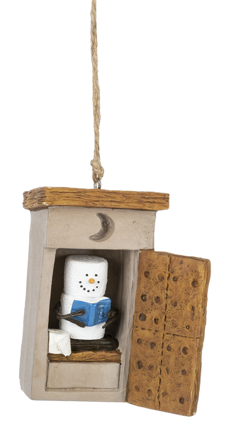 S'more Outhouse Ornament - The Country Christmas Loft