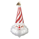 Peppermint Santa Ornament