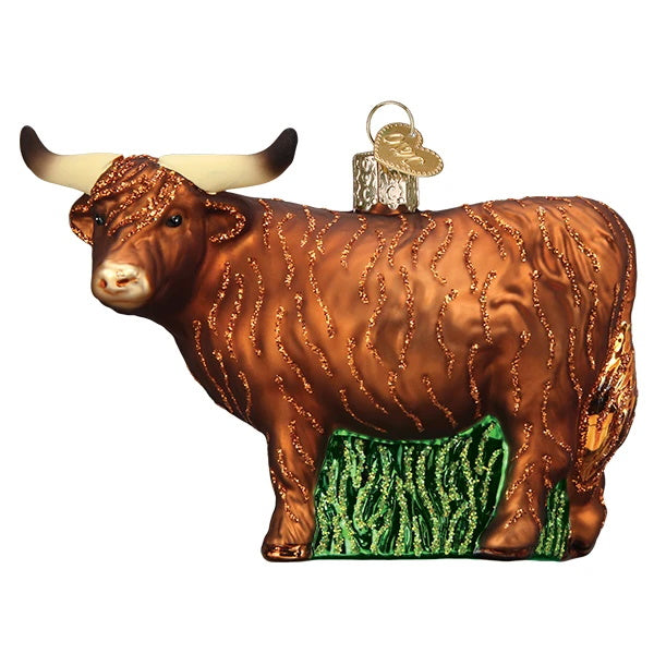 Highland Cow Ornament - The Country Christmas Loft