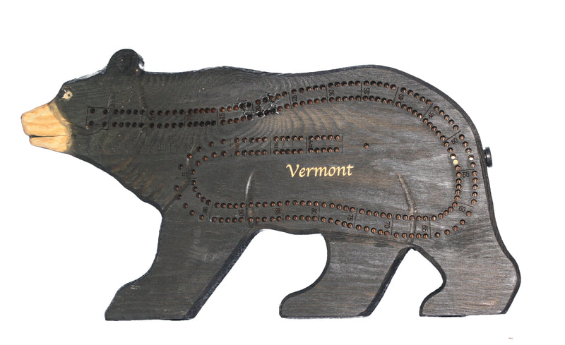 3D Bear Cribbage Board - The Country Christmas Loft