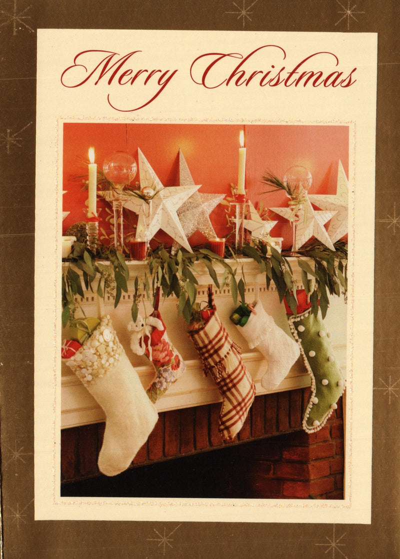Hang the Stockings Merry Christmas Card - The Country Christmas Loft