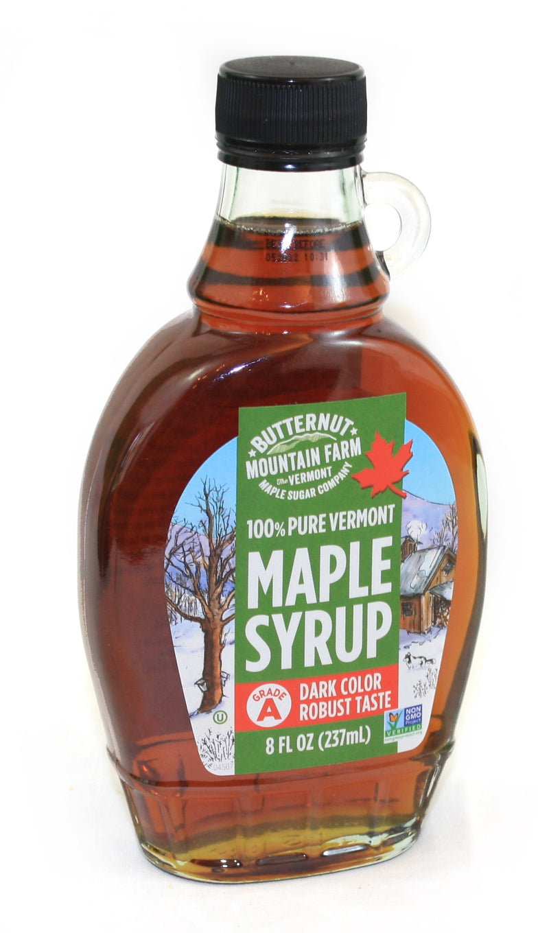 Dark Robust Vermont Maple Syrup - 8 oz - The Country Christmas Loft