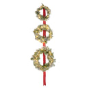 3 Piece Flocked LED Green Fir Wreath set - 18"-24"-30" - The Country Christmas Loft