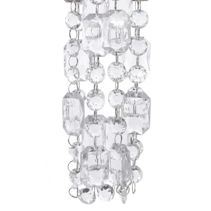 Clear Acrylic Bead Garland - 72" - The Country Christmas Loft