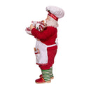 10.5" Fabriché Gingerbread Chef Santa - The Country Christmas Loft