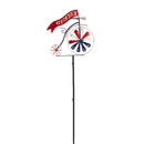 Patriotic Penny Farthing Wind Spinner